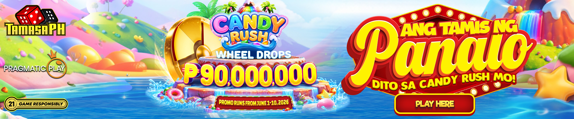 Candy Rush Wheel drops: main